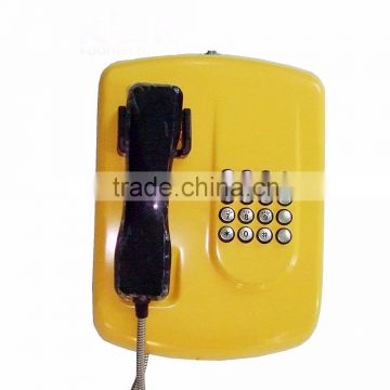 IP55 Telephone with sim card KNZD-04 waterproof corded telephone for bank office telephone