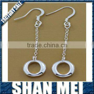 hoop pendent jewellry dangle earrings 925sterling silver earing for women