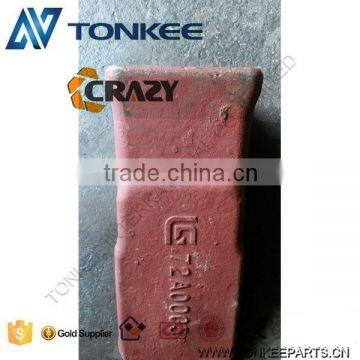 china supplier ZL50C bucket teeth point & CLG856 bucket rock tooth 72A0005