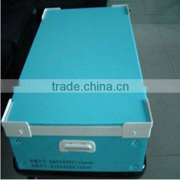 Stackable pp coroplast turnover box,corrugated plastic box