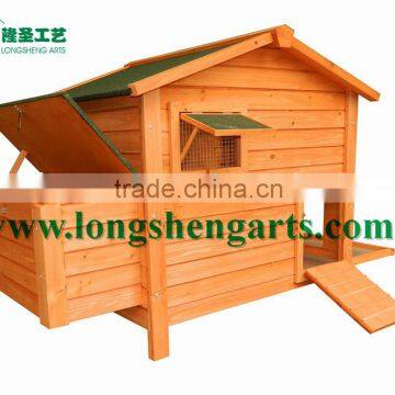 Deluxe Large Wooden Egg Pet House With Double-deck