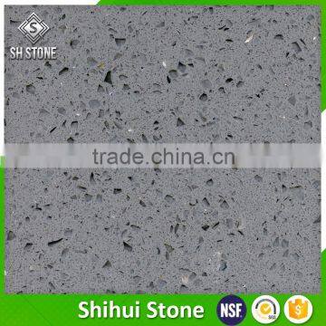 Grey Sparkle Quartz Countertop, Composite Quartz Countertop