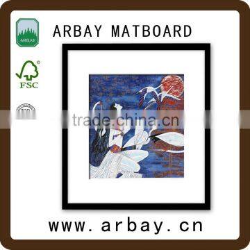 Custom Wholesale High Grade Acid-free Unfinished Wood Frame Matboard photo-4