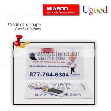 Factory credit card usb memory,card usb disk,card shape usb drive accept paypal free CMYK