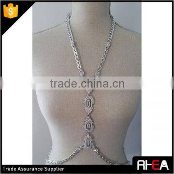 Statement Design Fashion Crystal Body Chain Jewelry