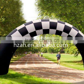 Inflatable Event Arch with Checkerboard