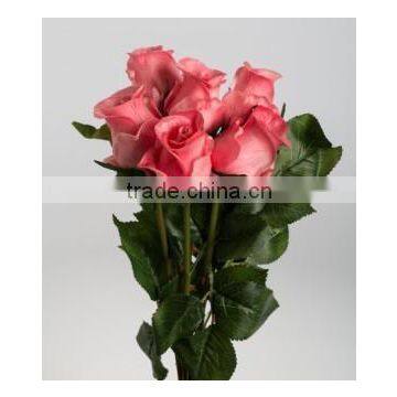 artificial roses wedding decoration pink rose bud