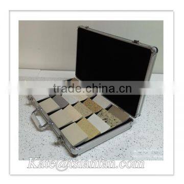 PX129 -- Aluminum quartz stone display suitcase