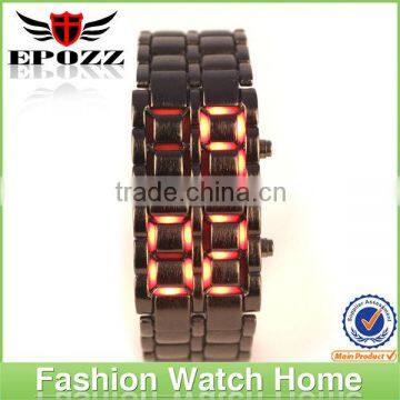 2013 hotsale waterproof ladies fashion watch bracelet alloy digital led display