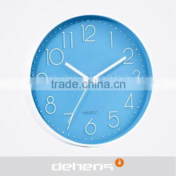 DEHENG 12 inch very hot-sale cheap plastic wall clocks