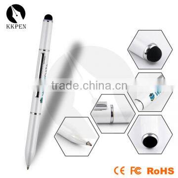 KKPEN High-Tech Roll Printing Multifunction Metal Touch Pen