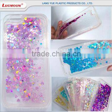 best selling luxury glitter quicksand phone case for iphone 5 5s 6s 6 7