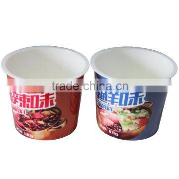 ODM unique rigid salad sauce condiments cup of microwave dessert food grade