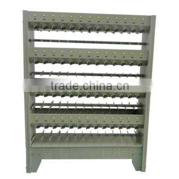 Charger rack box platform for mines cap lamp