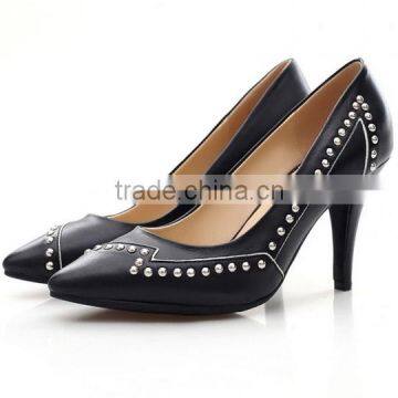 2015 Latest Design Footwear High Heel Shoes Lady Leather Shoes CP6681