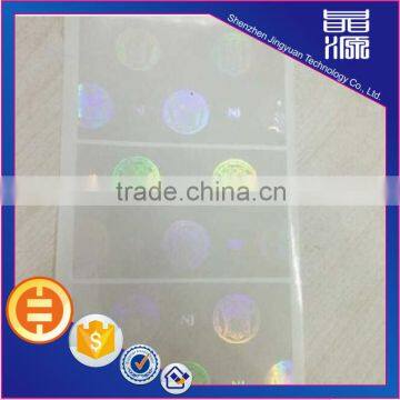 3D Overlay Hologram Sticker Film Business Cards Customized Labels photo-3