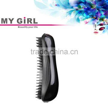 2016 My girl promotional hair extension hair brush sponge, Tangle Detangling Brush