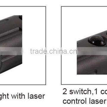 8 LED Laser Flashlight Torch With Laser Pointer in Middle photo-2