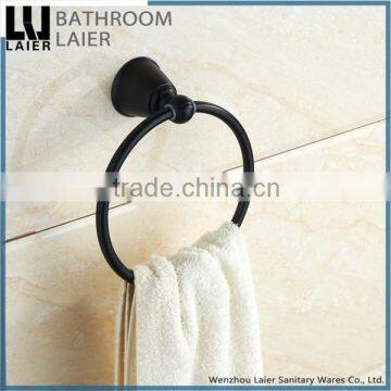 Contemporary Popular Unique Design Zinc Alloy ORB Finishing Bathroom Accessories Wall Mounted Towel Ring