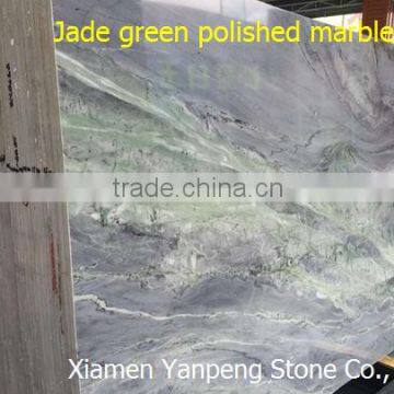 Jade green polished marble slab & tiles