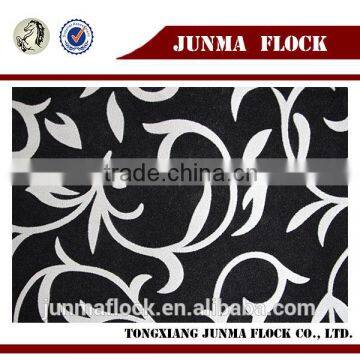 New design China Flock Textile Cationic black and white Floding Sofa Bed Fabric