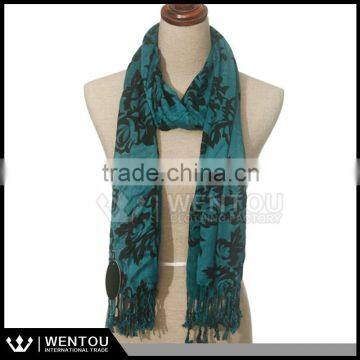 High Quality Women's Warm Navy Blue Knit Scarf