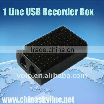 TYH8200,1 line usb telephone recording box,analog phone call recorder