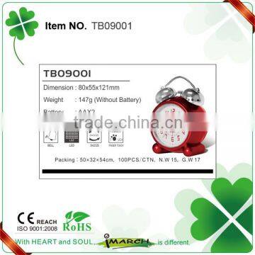 New Arrival Fashion Twin Bell Alarm Clock TB09001 photo-5