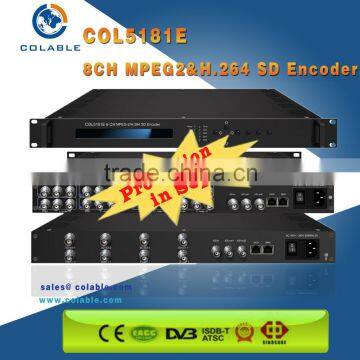 8CH mpeg2/h.264 SD Encoder COL5181E