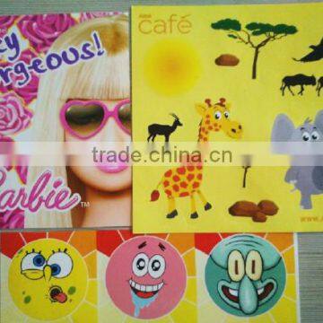 Promotional Gifts Use and PVC Sticker,Cheap Custom Vinyl Stickers with Printing