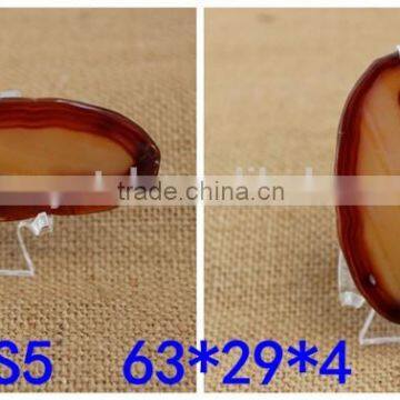 Natural Red Jewelry Accesory Agate Silce Pendant for Sale photo-6