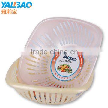 Stackable Storage Basket Kitchen Plastic Drain Basin
