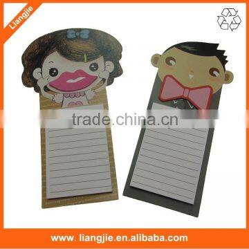 Sweet Girl Die cut Memo Pad Sticky Notepad