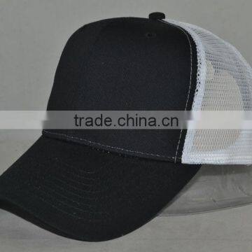 Guangzhou Hat Factory Professional Custom 100% Polyester in Black/white Trucker Cap photo-2