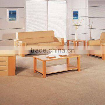 FA-8025 modern leather reception sofa