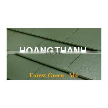 Wave Flat roof Forest Green M4