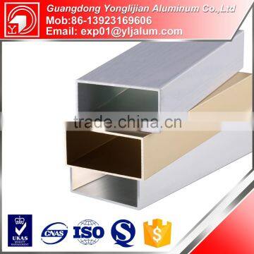 High quality prices square aluminum profiles sales in Guangdong