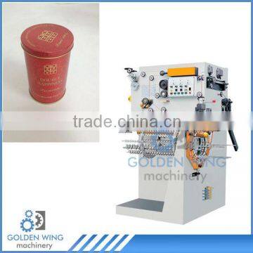 Manual Semi-automatic Round Cigarette Tin Can Packing Case Welding Making Machine Production Line