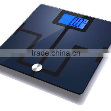 Large Scale With 4.3" Blue Screen Bluetooth 4.0 Body Analysis Function
