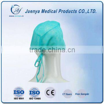 Colorful spa nonwoven bouffant cap doctor cap nurse cap