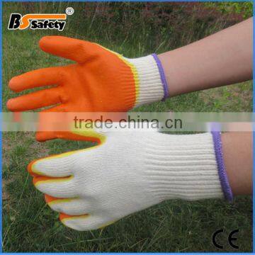 BSSAFETY korea chap double coated orange latex working gloves