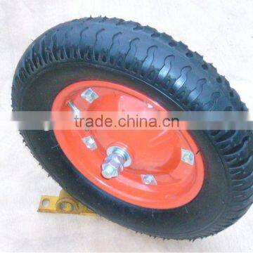 3.00-8 Wheel / 3.00-8 Rubber Wheel With Red Rim and 13x3 Wheel photo-2