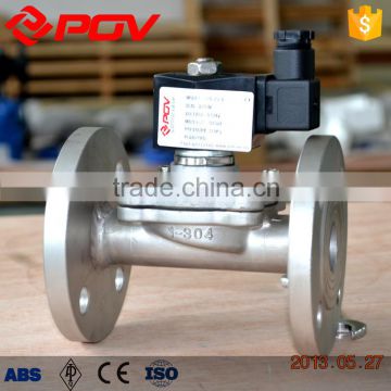 DN25 normally open flange solenoid valve 220v ac