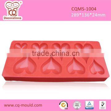 Small heart silicone cake mold/Baking tools/3d cake plate/Bread/mousse/toast pan cake bakeware