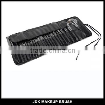 24 pcs cosmetic brush kit black fundation brush set makeup brushes black pu bag