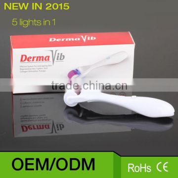 2015 DermaVib Phototherapy Led 540 Derma Roller Replaceable Head