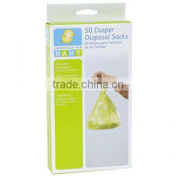 Transparent / clear Very cheap Baby nappy sacks Made in China