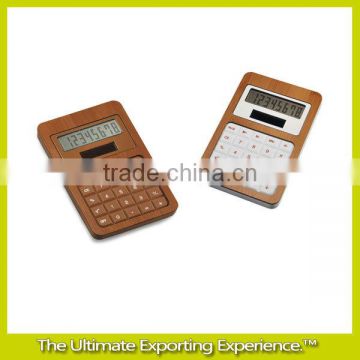 bamboo calculator ,ECO Calculator,Mini calculator,Dual power calculator