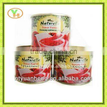 canned food list china tomato paste 28-30%brix in the aseptic packing export to africa market