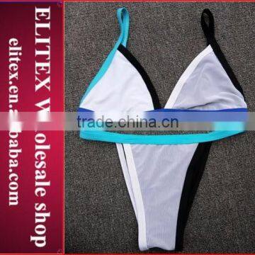 2017 Newest White and Grey Print Sexy Swimsuit CK358